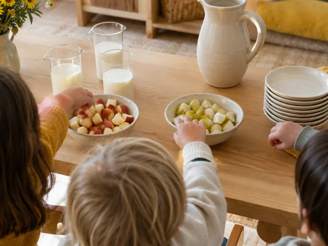 The kitchen, the four-week menu and the allergy folder